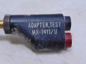 foxcycleworks Joint Test Adapter 100 Ohm 2.5mA 1/4" Plug 6625-00-504-2883 MX1411U MX-1411/U