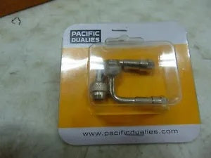 foxcycleworks Pacific Dualies 90 Degree Stainless Steel Valve Stem Extensions 2 Pak P/N: 18090