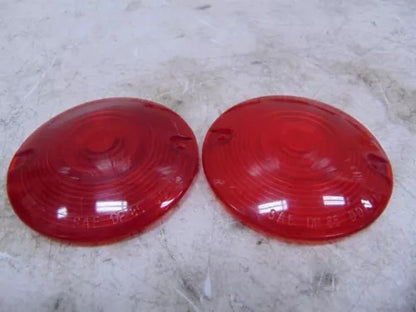 foxcycleworks Harley Davidson Red Turn Signal Lens 86-22 FLH, FLT P/N 68440-86