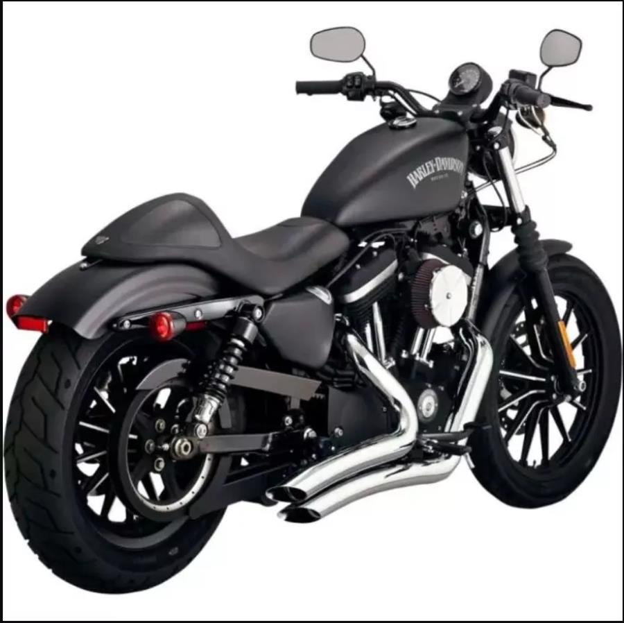 foxcycleworks Vance & Hines Chrome 2-into-2 Big Radius Exhaust System 14-20 XL Sportster 26067