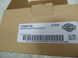 foxcycleworks Harley Davidson License Plate Reflector Bracket NIB 15-23 FLHX FLTRX 67900213A