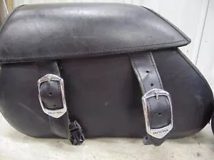 foxcycleworks Honda 10-13 Shadow, Stateline, Sabre and Interstate Black Leather Saddlebags