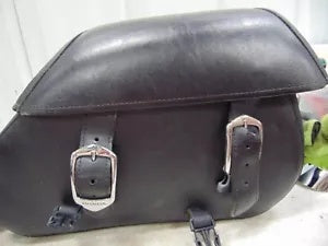 foxcycleworks Honda 10-13 Shadow, Stateline, Sabre and Interstate Black Leather Saddlebags