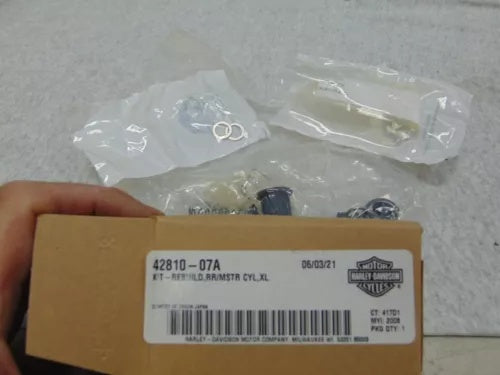 foxcycleworks Harley Front Brake Master Cylinder Rebuild Kit 07-13 XL Sportster P/N: 42803-07A