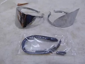 foxcycleworks V-Twin Chrome Turn Signal Lamp Visors 86-UP FLT REPL 67799-95T P/N: 42-9942