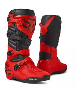 新品 Fox Racing Comp ブーツ - Flo レッド - US 大人用 9 - 28373-110-9 New Fox Racing Comp Boots - Flo Red - US Adult 9 - 28373-110-9