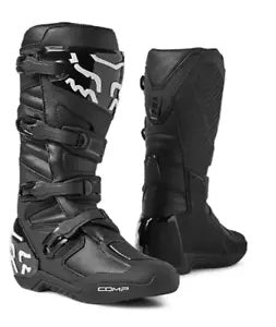 新品 Fox Racing Comp ブーツ - ブラック - US 大人用 9 - 28373-001-9 New Fox Racing Comp Boots - Black - US Adult 9 - 28373-001-9