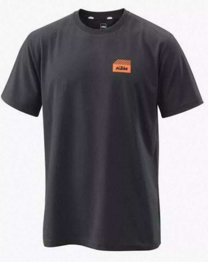 新品 KTM MX T ラージ - ブラック/オレンジ -3PW240027004 NEW KTM MX TEE LARGE - BLACK/ORANGE -3PW240027004