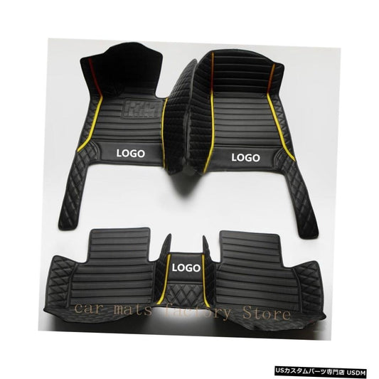 車のフロアマットインフィニティqx70 fx qx60 fx37 qx50 ex qx56 q50 q60 g35 g25 mアクセサリーカーペット敷物2色フロアマット  car floor mats for infiniti qx70 fx qx60 fx37 qx50 ex qx56 q50 q60 g35 g25 m accessories carpet rugs Two-color floor mat