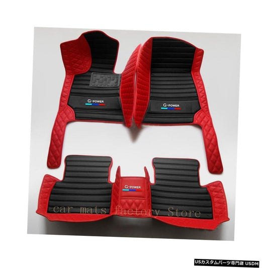 2色カスタムBMW 3シリーズe30 e36 e46 e90車の高級フロアマット全天候防水車のフロアマットカーアクセサリー  Two-color Custom for BMW 3 Series e30 e36 e46 e90 Car Luxury Floor Mat All Weather Waterproof Car Floor Mat Car Accessories