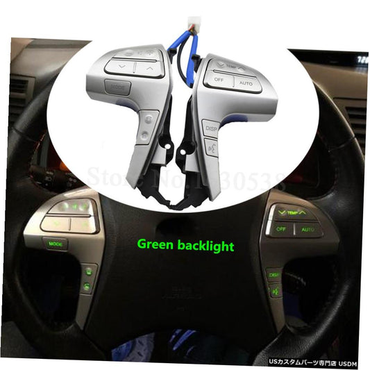 シルバーステアリングホイールオーディオコントロールボタンスイッチケーブルとクルーズスイッチ付きHILUX VIGO COROLLA CAMRY HIGHLANDER INNOVA  Silver steering Wheel Audio Control Button Switch with cable and Cruise switch For HILUX VIGO COROLLA CAMRY HIGHLANDER INNOVA