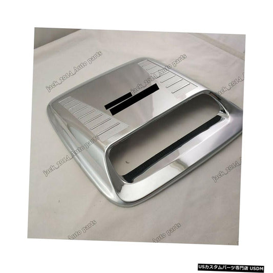 シルバーABSクロムフードスクープエアフローベントカバートヨタハイラックスビーゴチャンプMK7 2012 2013 2014  Silver ABS CHROME HOOD SCOOP AIR FLOW VENT COVER FOR TOYOTA HILUX VIGO CHAMP MK7 2012 2013 2014