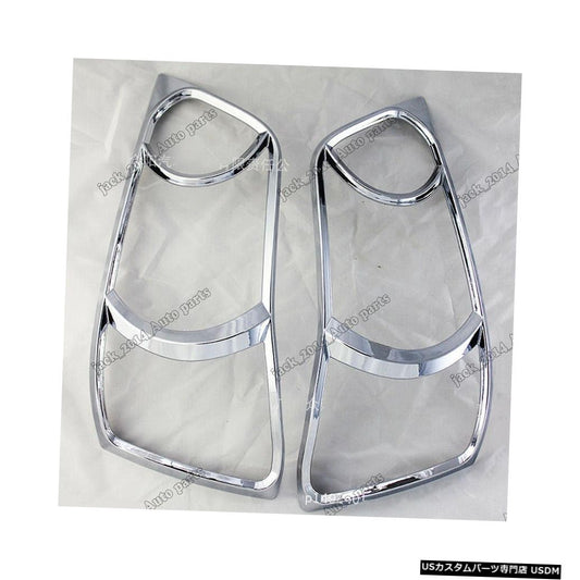 ABSクロームフロントヘッドライトモールディングは2001 2002 2003 2004 2005 2006 2007 Toyota Highlander SUVのトリムをカバーします  ABS Chrome Front Headlight Molding Covers Trims For 2001 2002 2003 2004 2005 2006 2007 Toyota Highlander SUV