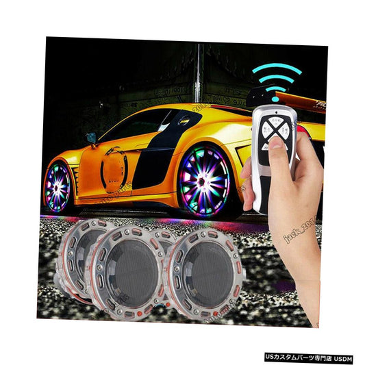 タイヤLED車のホイールライトはランボルギーニフェラーリポルシェのための防水ライトを導きました  Tire LED Car Wheel Light Led Waterproof Lights for Lamborghini Ferrari Porsche