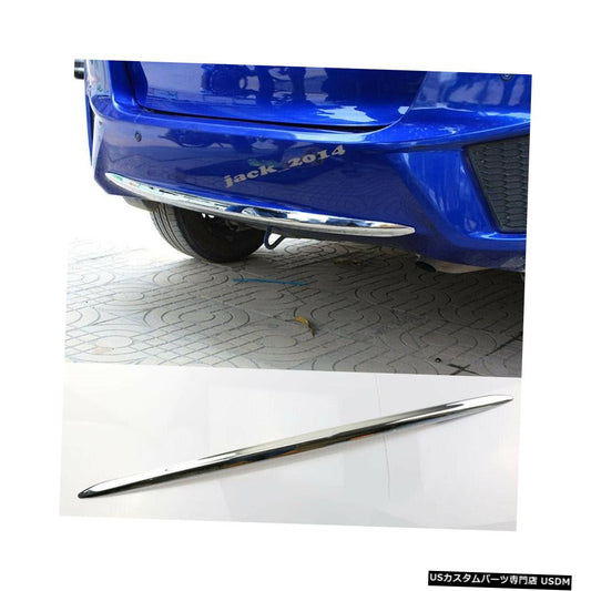 Honda FIT JAZZ 2014-2016用ステンレスリアバンパーボトムプロテクターシルカバートリム  Stainless Rear Bumper Bottom Protector Sill Cover Trim for Honda FIT JAZZ 2014-2016
