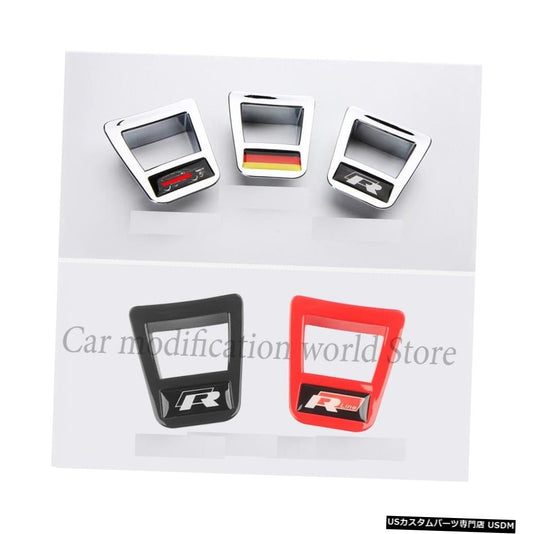 フォルクスワーゲンVWティグアン2017 2018 2019高品質ABSクロームインテリアステアリングホイールカバートリム  For Volkswagen VW Tiguan 2017 2018 2019 High quality ABS Chrome Interior Steering Wheel Cover Trim