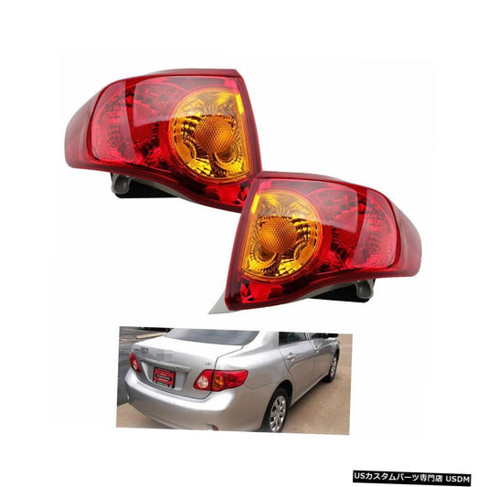 トヨタカローラ2009-2010高品質セットリアテールライトブレーキ信号テールランプ  For Toyota Corolla 2009-2010 High quality Set Rear Tail Light Brake Signal Taillight Lamp