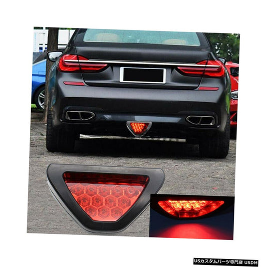 カーレッド12-LED F1レーシングスタイルストップブレーキライトアドオン3rdテールフラッシャーランプ1pcs  Car Red 12-LED F1 Racing Style Stop Brake Light Add-On 3rd Tail Flasher Lamp 1pcs