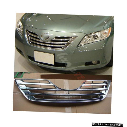 Toyota Camry 2007 2008 2009 ACV40高品質ABSクロムオリジナルフロントグリルグリル1個  For Toyota Camry 2007 2008 2009 ACV40 High quality ABS Chrome Original Front Grilles Grill 1Pcs