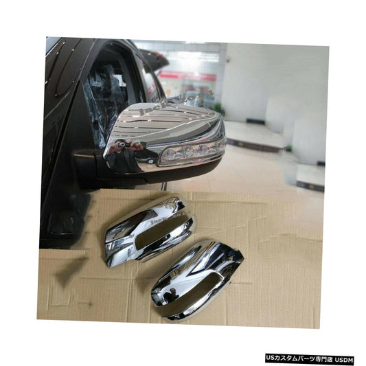 Kia Sorento 2013-2014のシルバークロームABSバックミラー装飾トリムカバー  Silver Chrome ABS Rearview Mirror Decorative Trim Cover For Kia Sorento 2013-2014