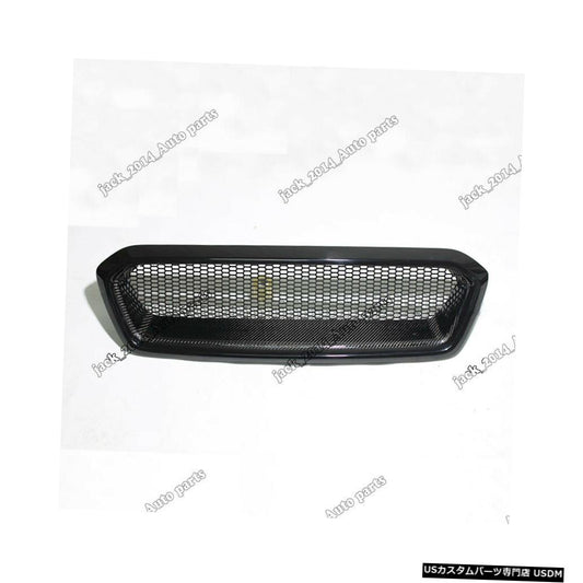 2015 2016 2017スバルWRX STIセダン用リアルカーボンファイバーCSスタイルフロントグリルフィット  Real Carbon Fiber CS Style Front Grille Fit for 2015 2016 2017 Subaru WRX STI Sedan