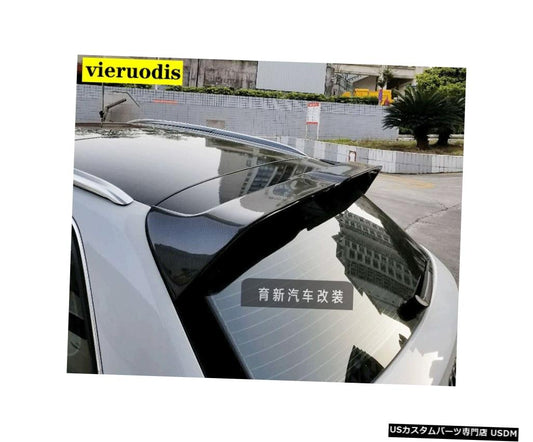 アウディA3 SラインS3 RS3タイプ8Vハッチバック4ドア2014-2018は2ドア用ではありません  Carbon Fiber / FRP Rear Roof Spoiler Window Wing for Audi A3 Sline S3 RS3 Type 8V Hatchback 4 Door 2014 - 2018 Not for 2 Door