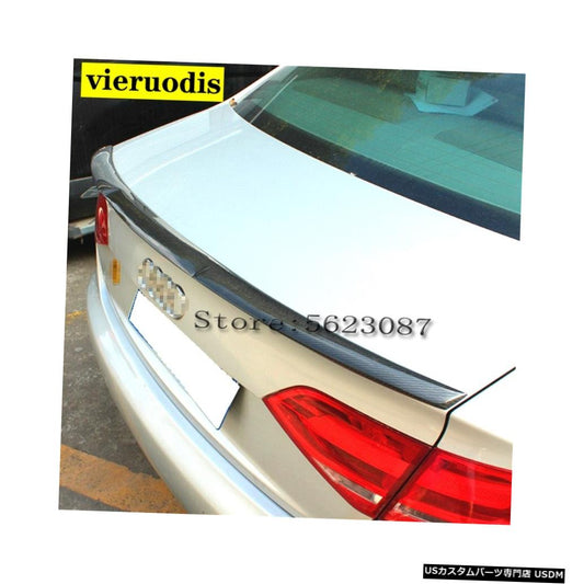 アウディM4スタイルA4 B8カーボンファイバーリアスポイラートランクウイング2009 2010 2011 2012  For Audi M4 Style A4 B8 Carbon Fiber Rear Spoiler Trunk wing 2009 2010 2011 2012