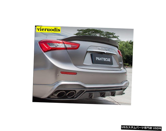 ジブリスポイラーウイングカーリアチューニングレーシングブートリッドマセラティジブリ3.0T S Q4 2014 2015 2016  Ghibli Spoiler Wing Car Rear Tuning Racing Bootlid For Maserati Ghibli 3.0T S Q4 2014 2015 2016