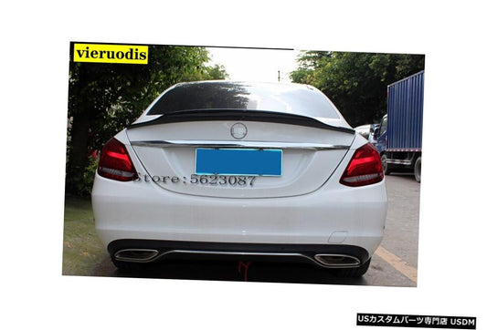 CクラスW205カーボンファイバーリアルーフスポイラー用メルセデスベンツW205クーペ2015-2017 C63 AMG C200 C250 C180 C300 C350  C Class W205 Carbon Fiber Rear Roof Spoiler For Mercedes Benz W205 Coupe 2015-2017 C63 AMG C200 C250 C180 C300 C350