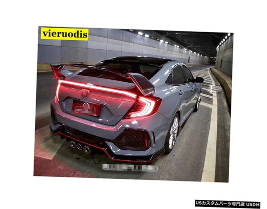 2016 2017 2018 2019 Honda Civic Hatchback Type-R未塗装リアトランクウィングスポイラー  For 2016 2017 2018 2019 Honda Civic Hatchback Type-R Unpainted Rear Trunk Wing Spoiler