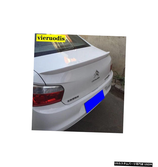 シトロエンCエリゼ2014-2016の高品質ABS素材リアトランクリアウィングスポイラー  high quality ABS material rear trunk rear wing spoiler for citroen C-Elysee 2014-2016