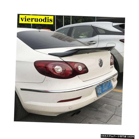 フォルクスワーゲンVWパサートCCスタンダード2009-2018 Rスタイル用カーボンファイバーリアルーフスポイラーリップウイング  For Carbon fiber rear roof spoiler lip wings for Volkswagen VW Passat CC Sandard 2009-2018 R Style