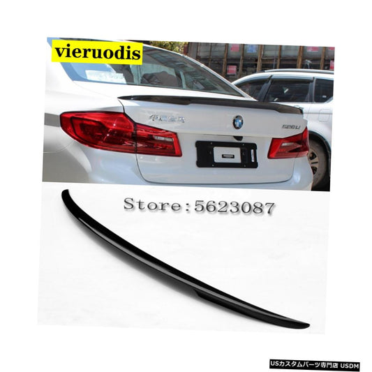 自動カーボンファイバーM5リアスポイラーテールトランクブーツBmw 5シリーズG30スポイラー2017年カーアクセサリー  Auto Carbon Fiber M5 Rear Spoiler Tail Trunk Boot Wing Cover For BMW 5 Series G30 Spoiler 2017 Years Car Accessories