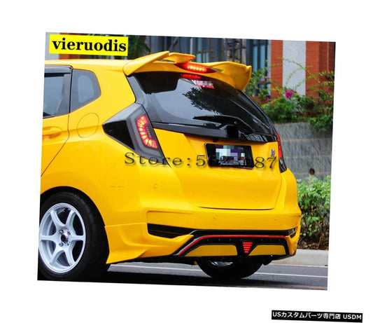 ホンダJAZZフィットルーフスポイラーウィングJDM Gk5 2014-2019年炭素繊維スポーツカー補修アクセサリー  For Honda JAZZ Fit Roof Spoiler Wing JDM Gk5 2014-2019Year Carbon Fibre Sport Car Refitting Accessories