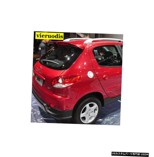 車のスタイリングABSプラスチック未塗装プライマーリアトランクブート翼ルーフリップスポイラープジョー206 207スポイラー2008-2013  Car Styling ABS Plastic Unpainted Primer Rear Trunk Boot Wing Roof Lip Spoiler For Peugeot 206 207 Spoiler 2008-2013