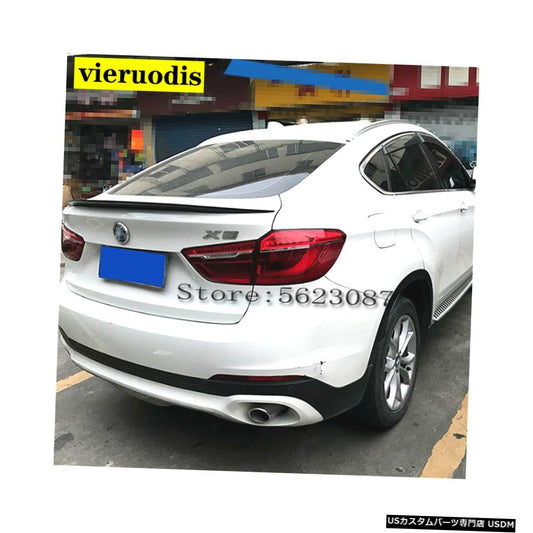 2014-2018 BMW X4 / 2015-2018 BMW X6 ABSプラスチック塗装カラーエクステリアカーリアテールウィングトランクリップスポイラー  Fit For 2014-2018 BMW X4 / 2015-2018 BMW X6 ABS Plastic Painted Color Exterior Car Rear Tail Wing Trunk Lip Spoiler