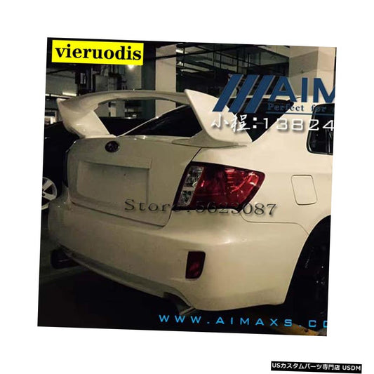 2007-2016スバルインプレッサWRX STIスタイルリアトランクスポイラーABS未塗装スポイラー  For 2007-2016 Subaru Impreza WRX STI Style Rear Trunk Spoiler ABS Unpainted spoiler