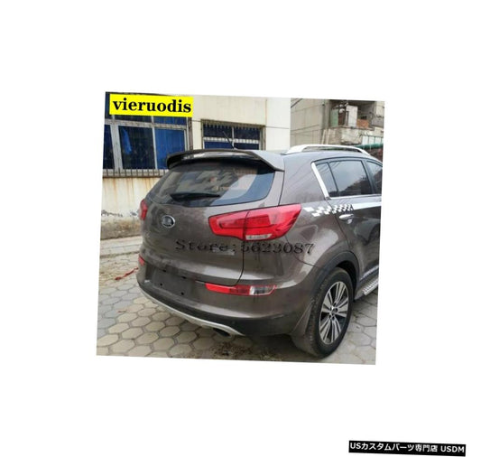 Kia Sportage R 2011 2012 2013 2014 2015自動ABSプラスチック非塗装プライマー色リアトランクウィングリアルーフスポイラー  For Kia Sportage R 2011 2012 2013 2014 2015 Auto ABS Plastic Material Unpainted Primer Color Rear Trunk Wing Rear Roof Spoiler