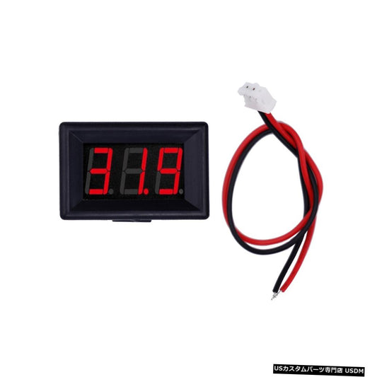 電圧LEDディスプレイ0.36インチ2/3線デジタル電圧計DC2.4V-30Vバッテリーテスター用RC電圧計RCドローン車のオートバイ  Voltage LED Display 0.36 Inch 2/3 Wires Digital Voltmeter DC2.4V-30V Panel Volt Meter for Battery Tester RC Drone Car Motorcycle