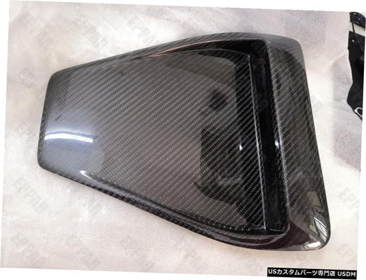 カーボンファイバーフードボンネット2008-2015三菱ランサーエボ10 EX ES用スクープベントインサート  Carbon Fiber Hood Bonnet Scoop Vent Insert for 2008-2015 Mitsubishi Lancer Evo 10 EX ES