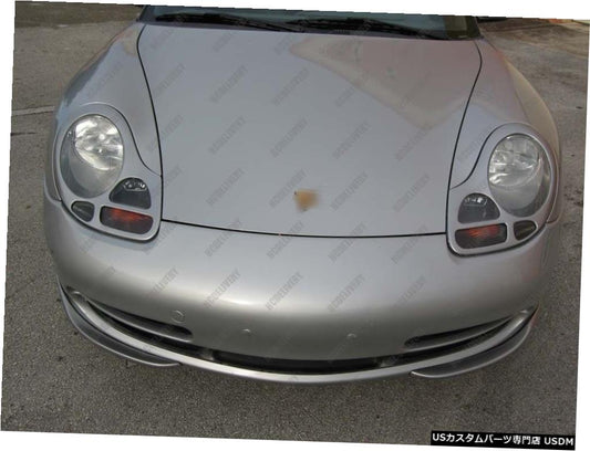 ポルシェ911 996 986ボクスター用未塗装ヘッドライトまぶたまゆカバー  Unpainted Headlight Eyelids Eyebrows Covers for Porsche 911 996 986 Boxter