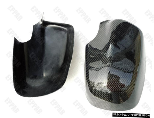 2007-2010ポルシェカイエン957 2009 2008のリアルカーボンファイバーオーバーレイミラーカバー  Real Carbon Fiber Overlay Mirror Covers for 2007-2010 Porsche Cayenne 957 2009 2008