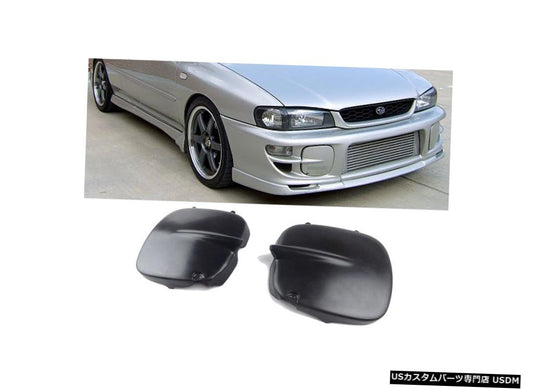 1997-2001スバルインプレッサWRX STi 2000のグラスファイバードライビングフォグライトカバー  Fiberglass Driving Fog Light Covers for 1997-2001 Subaru Impreza WRX STi 2000