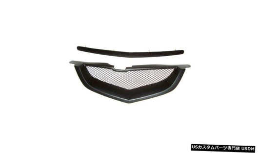 未塗装のグラスファイバー製フロントメッシュグリルグリル、2004?2006年アキュラTL 2005  Unpainted Fiberglass Front Mesh Grille Grill for 2004-2006 Acura TL 2005