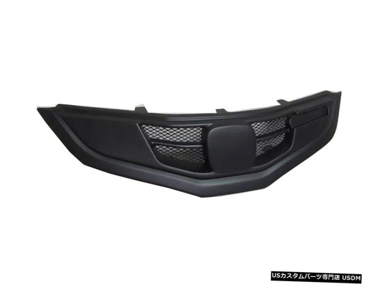 2009-2013ホンダジャズフィット用未塗装ガラス繊維フロントメッシュグリルグリル  Unpainted Fiberglass Front Mesh Grille Grill for 2009-2013 Honda Jazz Fit