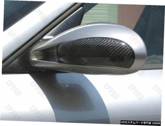 2005-2012ポルシェ997 911用のリアルカーボンファイバーオーバーレイミラーカバー  Real Carbon Fiber Overlay Mirror Covers for 2005-2012 Porsche 997 911