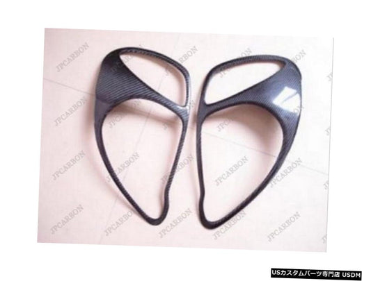 1998-2005トヨタエコーヤリスヴィッツ用カーボンファイバーヘッドライトまぶたカバー  Carbon Fiber Headlight Eyelids Covers for 1998-2005 Toyota Echo Yaris Vitz