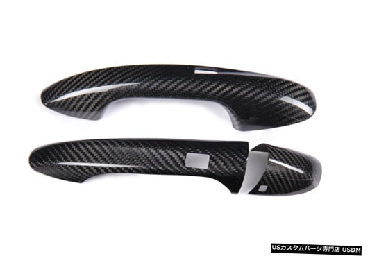 メルセデスベンツAMG GT 2015-2018と互換性のある新しいカーボンファイバーハンドルカバー  New Carbon Fiber Handle Covers Compatible With MERCEDES BENZ AMG GT 2015-2018