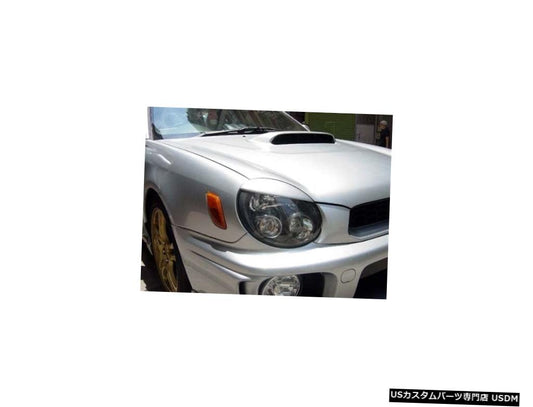 2001-2002スバルインプレッサWRX STiバグアイ用未塗装グラスファイバーヘッドライトまぶた眉毛  Unpainted Fiberglass Headlight Eyelids Eyebrows for 2001-2002 Subaru Impreza WRX STi Bug Eye