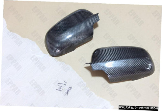 1998-2005 V-W Bora Golf Passat Mk4 B5用カーボンファイバーオーバーレイミラーカバー  Carbon Fiber Overlay Mirror Covers for 1998-2005 V-W Bora Golf Passat Mk4 B5